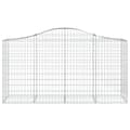 Pikkukuva 4 / 6: vidaXL Kaarevat kivikorit 30 kpl 200x50x100/120 cm galvanoitu rauta