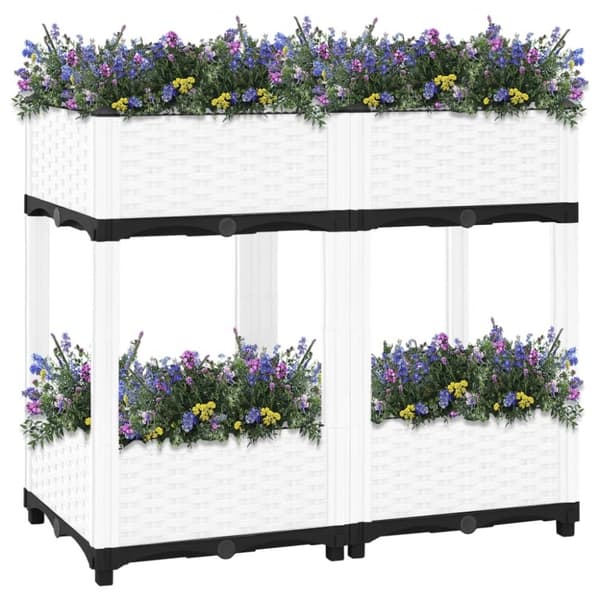 vidaXL højbed 80x40x71 cm polypropylen