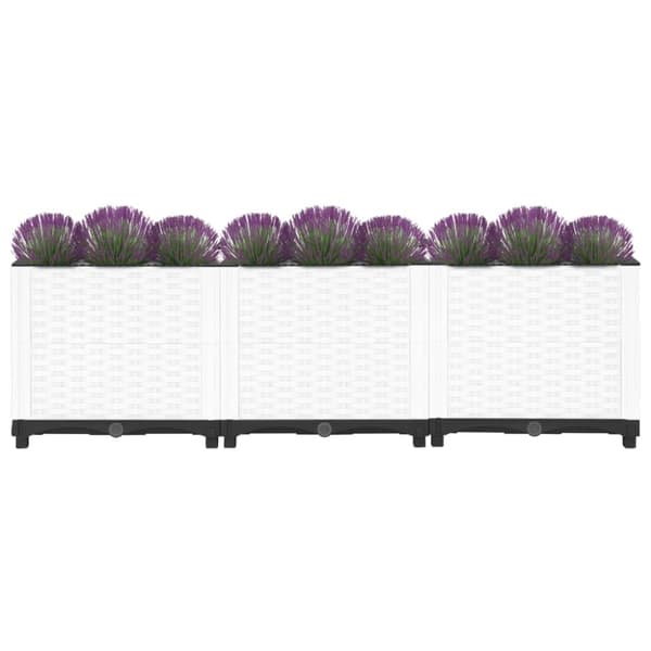 vidaXL højbed 120x40x38 cm polypropylen