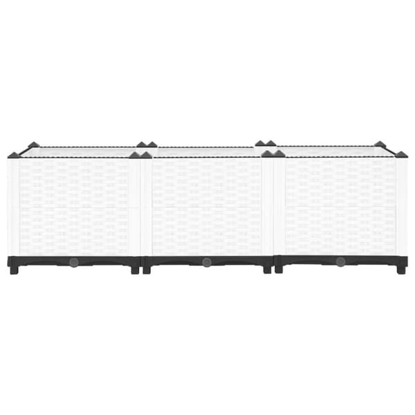 vidaXL højbed 120x40x38 cm polypropylen