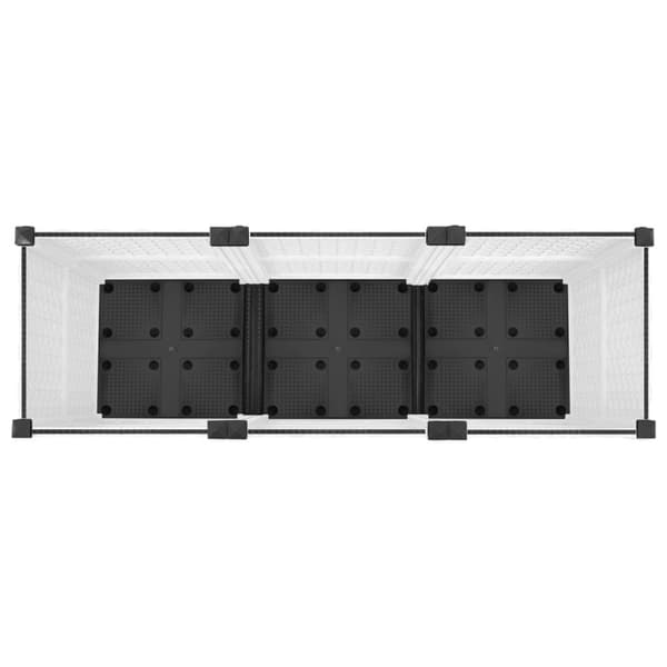 vidaXL højbed 120x40x38 cm polypropylen
