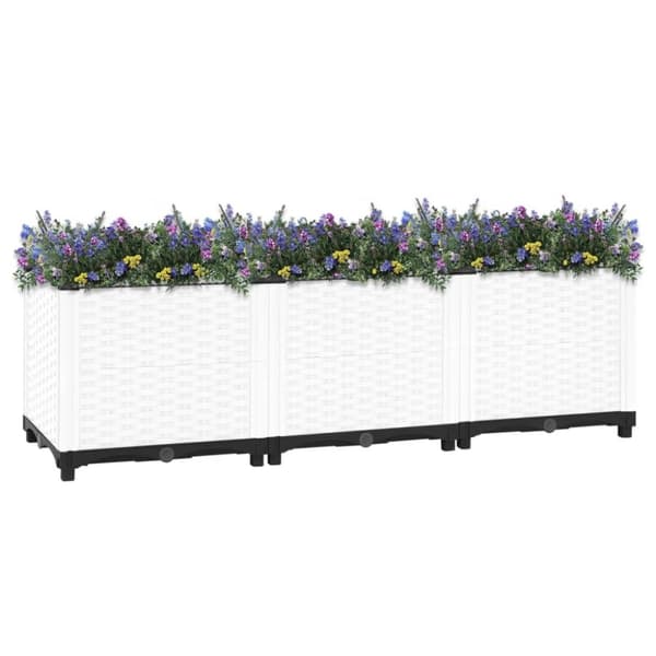 vidaXL højbed 120x40x38 cm polypropylen