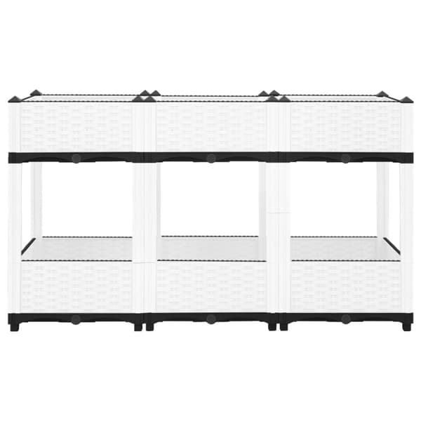 vidaXL højbed 120x40x71 cm polypropylen