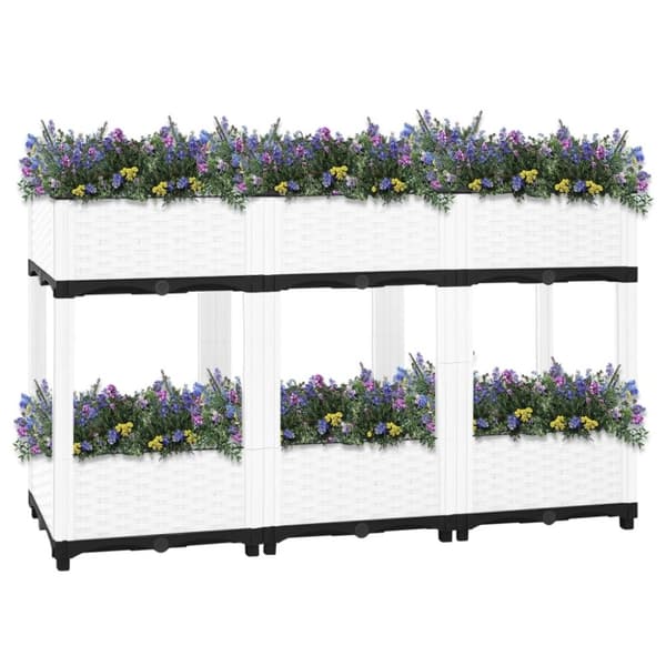 vidaXL højbed 120x40x71 cm polypropylen