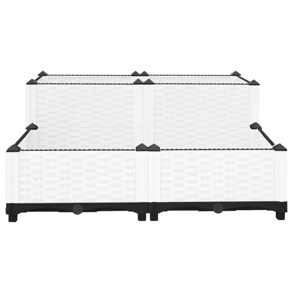 vidaXL højbed 80x80x38 cm polypropylen