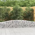 Pikkukuva 1 / 6: vidaXL Kaarevat kivikorit 15 kpl 400x30x40/60 cm galvanoitu rauta