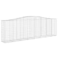Miniatyrbillede 3 af 6: vidaXL buede gabionkurve 5 stk. 400x50x120/140 cm galvaniseret jern