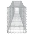 Pikkukuva 5 / 6: vidaXL Kaarevat kivikorit 4 kpl 400x30x40/60 cm galvanoitu rauta