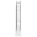 Pikkukuva 5 / 6: vidaXL Kaarevat kivikorit 4 kpl 200x30x180/200 cm galvanoitu rauta