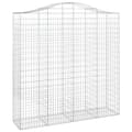 Pikkukuva 3 / 6: vidaXL Kaarevat kivikorit 6 kpl 200x50x200/220 cm galvanoitu rauta