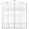 Pikkukuva 4 / 6: vidaXL Kaarevat kivikorit 6 kpl 200x50x200/220 cm galvanoitu rauta