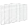 Pikkukuva 3 / 6: vidaXL Kaarevat kivikorit 3 kpl 400x30x220/240 cm galvanoitu rauta