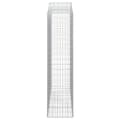 Miniatyrbillede 5 af 6: vidaXL buede gabionkurve 4 stk. 200x50x200/220 cm galvaniseret jern