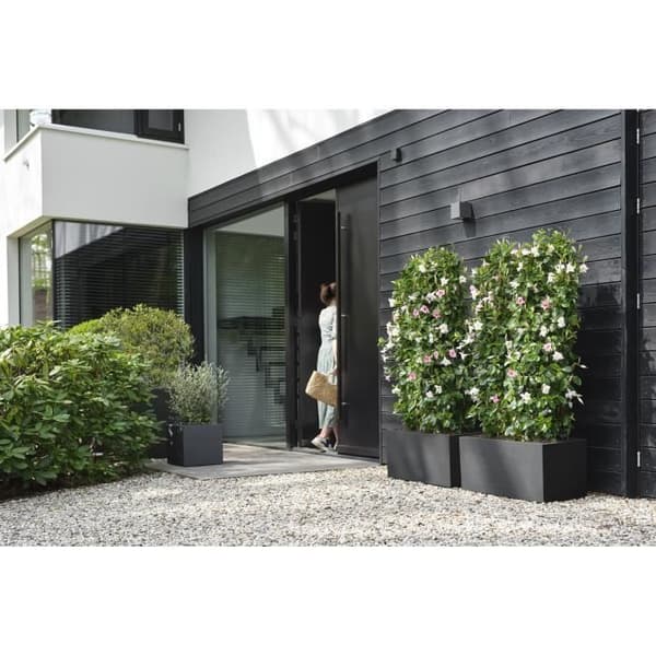 Elho Vivo Next Square 40 Blomlåda - Svart - Ø 39 x H 38 cm - interiör; exteriör - 100 % återvunnen