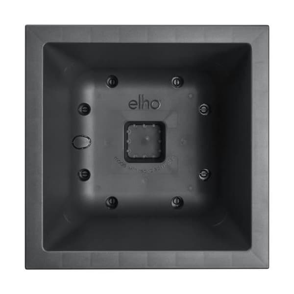 Elho Vivo Next Square 40 Blomlåda - Svart - Ø 39 x H 38 cm - interiör; exteriör - 100 % återvunnen