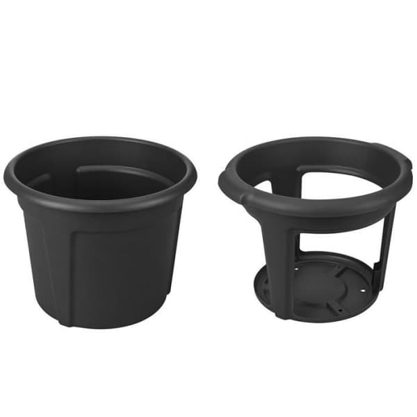 Grönsaksblomkruka med insats för terrasser och dubbelväggiga balkonger Ø 32 cm