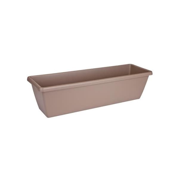 Barcelona XL rektangulär plantering - 60 cm - Taupe - Elho 60 x 25 x 21 cm