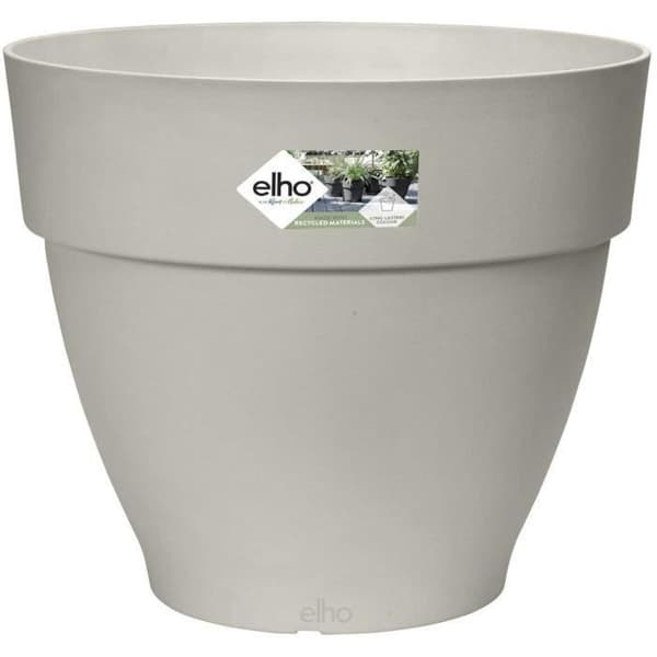 VIBIA Rund Blomkruka - Reservoarplast - Ø40 - Vit