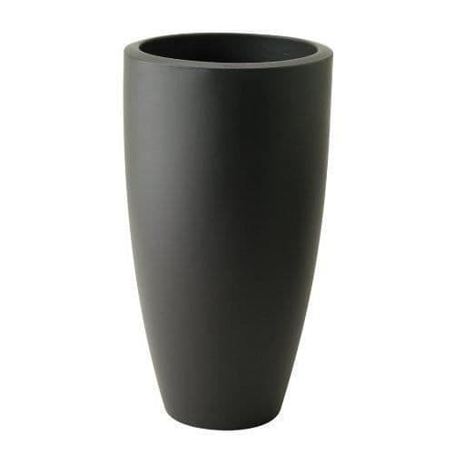 Elho 8887073942500 blomkrukor ren rund flexibel 40 hög, antracit
