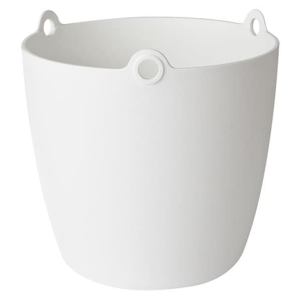 Hängkrukskydd - ELHO GIVE Room TO Nature - Bryssel 18 cm - Vit
