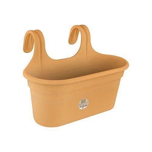 Trädgård - elho - Grön Basics Grande - Färg Mild Terra - Plast - 1 st