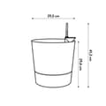 Miniatyrbild 4 av 4: Blomkruka Elho Square Plastic Greensense Aqua Care Charcoal Grey 29,5 x 29,5 x H 29,1 cm 15 L