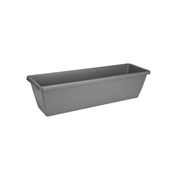 Rektangulär Barcelona XL plantering - 60 cm - Antracit - Elho