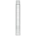 Miniatyrbillede 4 af 5: vidaXL buet gabionkurv 200x30x220/240 cm galvaniseret jern