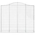 Pikkukuva 4 / 6: vidaXL Kaarevat kivikorit 11 kpl 200x30x160/180 cm galvanoitu rauta