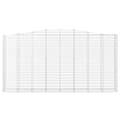 Miniatyrbillede 4 af 6: vidaXL buede gabionkurve 6 stk. 400x50x200/220 cm galvaniseret jern