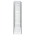 Miniatyrbillede 5 af 6: vidaXL buede gabionkurve 6 stk. 400x50x200/220 cm galvaniseret jern