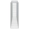 Miniatyrbillede 5 af 6: vidaXL buede gabionkurve 25 stk. 400x50x160/180 cm galvaniseret jern