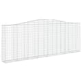 Pikkukuva 3 / 6: vidaXL Kaarevat kivikorit 25 kpl 400x30x140/160 cm galvanoitu rauta