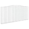 Pikkukuva 3 / 6: vidaXL Kaarevat kivikorit 6 kpl 400x30x180/200 cm galvanoitu rauta