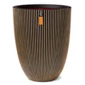 Miniatyrbillede 1 af 11: Capi elegant krukke Groove 34x46 cm sort og guldfarvet