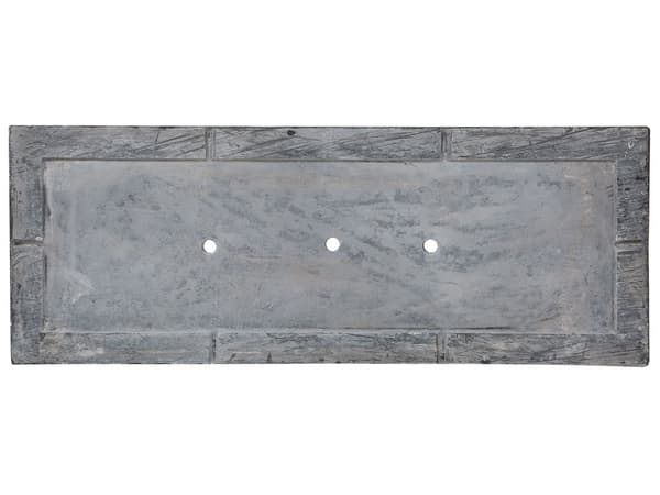 Kukkaruukku musta 80 x 92 x 30 cm kuitusavi lasikuitu suorakulmainen tyhjennysreiät moderni