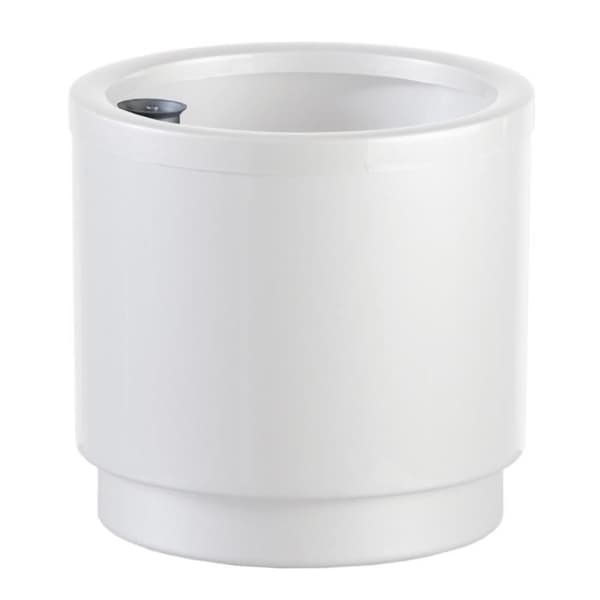 Plastiken Flower Pot With Hidrojardina Water Reserve - Ø38 cm - White