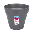 Pikkukuva 2 / 4: Elho rund blomkruka med urbana lofthjul - Ø 40 cm - antracitgrå