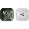 Miniatyrbild 4 av 5: Green Basic Square Flower Pot - Plast - Tank - Ø20 - Leaf Green