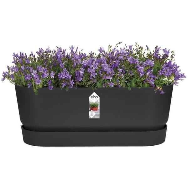 Greenville Oval Planter - Plast - Ø50 - Frozen Brown