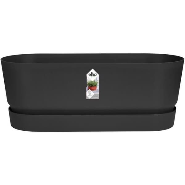 Greenville Oval Planter - Plast - Ø50 - Frozen Brown