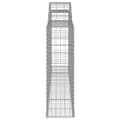 Miniatyrbilde 4 av 5: vidaXL Gabionkurv buet 300x30x100/120 cm galvanisert jern