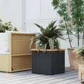 Miniatyrbillede 2 af 5: vidaXL plantekasse 40x40x40 cm polyrattan sort