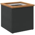 Miniatyrbillede 1 af 5: vidaXL plantekasse 40x40x40 cm polyrattan sort