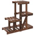 Miniatyrbilde 1 av 9: vidaXL Blomsterstativ 58x25x51 cm heltre gran