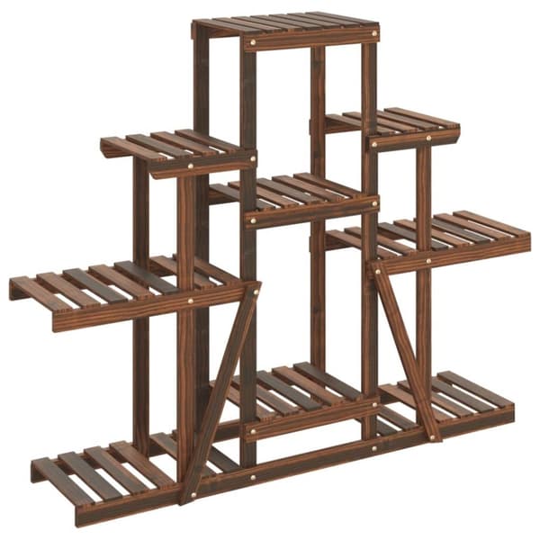 vidaXL Kukkateline 110x25x96 cm täysi kuusi