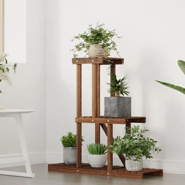 vidaXL Kukkateline 81x25x75,5 cm täysi kuusi