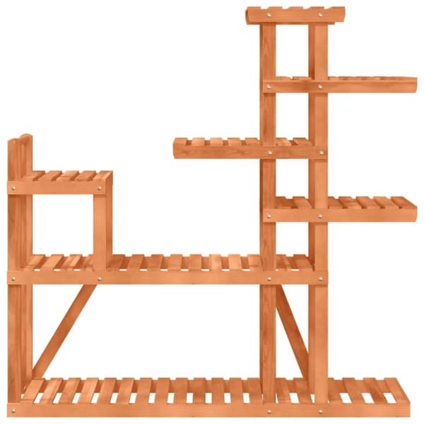 vidaXL blomsterstativ 110x25x111 cm massivt fyrretræ