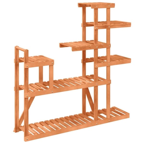 vidaXL blomsterstativ 110x25x111 cm massivt fyrretræ