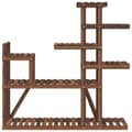 Pikkukuva 4 / 9: vidaXL Kukkateline 110x25x111 cm täysi kuusi